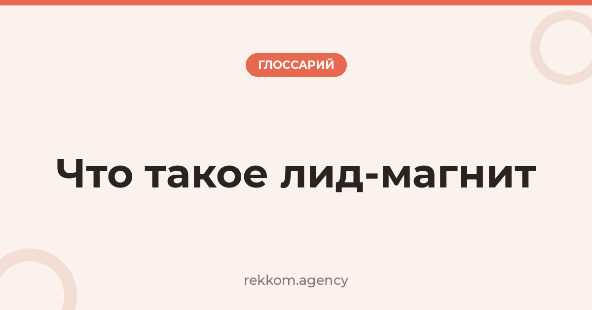 Что такое лид-магнит